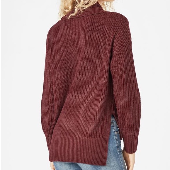 SHOE DAZZLE - Side Slit Tunic Sweater Windsor - Picture 6 of 12